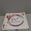 Farmhouse Wooden Wall Clocks Battery Operated 10 Inch Rustic Decorative Wall Clock for Living Room Kitchen Bedroom Small Colorful Silent Wall Clock Non Ticking (No Solid Wood,It is with MDF Material)