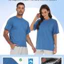 Magnetic Post Surgery Shirt for Men Women Tear Away Clothing Easy One-Handed Dressing Shoulder Surgery IV Access Dialysis