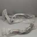 JY PERFORMANCE T304 Stainless Steel Exhaust Flex Y Pipe compatible with 2009-2017 Enclave Traverse Acadia Outlook (2PCS Design)