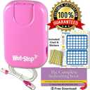 Wet-Stop 3 Bedwetting Enuresis Alarm with Loud Sound and Strong Vibration for Boys or Girls, Proven Solution for Bedwetters (Pink)