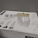 KOHLER 25875-0 Hyten 3" Height, Elevated Soft Close Elongated Toilet Seat, Contoured Seat with Grip-Tight Bumpers, Quick-Attach Hardware, No Slam Toilet Seat, White