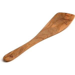 Berard 66475 French Olive-Wood Handcrafted Curved Spatula, Brown