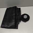 Yotache Left Right Side Universal Opening Magnetic Screen Door Fits Door Size 60 x 80, Reinforced Sewing Net Curtain for Balcony, French, Sliding Glass Door, Actual Screen Size 62" x 81" (Black)