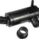 Motoforti Windshield Washer Motor Pump, for Honda Civic 2017-2021, Plastic, with Grommet, 76806-TBA-A01, Black