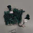 Clear Warm White Christmas Tree Lights - 20 ft String of 105 Incandescent Mini Bulbs Multifunctional Lighting Modes, for Decorative, Bedroom, Outdoor, Xmas Twinkle Lights with Green Wire Total 21.6 ft