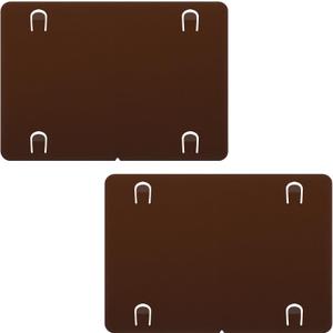 2 Set Metal Humidity Pack Mounting Plate for Storage Box Humidity Control Pack Mounting Magnet for Use