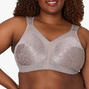 Playtex Women's Wireless Bra, 18 Hour Plus-Size Bras, Full Coverage, Smoothing 42C