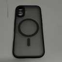 TOCOL for iPhone 17 Case, Compatible with Magsafe, Full Camera Protection, Built-in Magnetic Ring, Drop Protection, Translucent Matte Phone Case for iPhone 17 6.3 inch (Black)