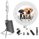Ring Light Kit:18"/45cm Outer 55W6700k Dimmable LED Light, Tripod Stand, Remote Controller,Box for Camera,Smartphone,YouTube,TikTok,Self-Portrait Shooting,CRI95,White