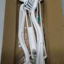 Scotch-Brite Pot + Pan Brush, Durable and Long Lasting Dish Brush with Handle for Scrubbing Stainless Steel, Outdoor Furniture, and Sinks without Scratching, Antimicrobial, and Rinses Clean