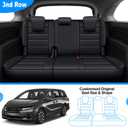 DISUTOGO for Honda Odyssey Seat Covers Custom 8-Seat 2011-2017 Black