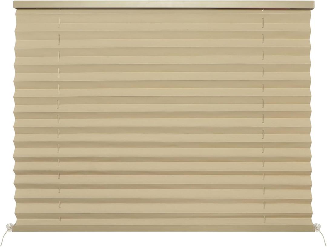 NOVINO RV Blinds for Camper Window,RV Window Shades Camper Blinds for Travel Trailer, Pleated Shade for Motorhome Motor Coach - 26 W x 18" L