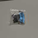 6 Pack Wall Hanger Fastener, Stainless Steel Wall Mount Brackets Hook with 25 mm Inner Width Heavy Duty Tile Hangers for Ceramic Display (Black)