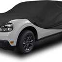 Proadsy Upgrade Car Cover for 2021-2024 2025 2026 Ford Maverick, Waterproof All Weather for Automobiles, Windproof Snowproof Rain Hail Sun UV Protection Full Outdoor Indoor Exterior Car Covers, Black