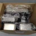 Hushee 9 Pack Bacon Cheese Container for Refrigerator, 304 Stainless Steel Airtight Deli Meat Container, Dishwasher Safe Fridge Storage Fruit Lunch Storage with Lids for Fridge, 4 Sizes