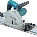 Makita SP6000J1 6-1/2" Plunge Circular Saw Kit, with Stackable Tool case and 55" Guide Rail, Blue