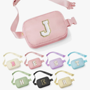 Birthday Gifts for Women - 30th 40th 50th 60th 70th Birthday Gifts for Mom Daughter Her Friend Sister Girlfriend, Personalized Gifts Christmas Gifts, Initial Belt Bag Crossbody Bags, Pink J