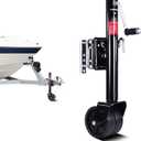 FZZD 2000lbs Trailer Jack with Wheel, Heavy Duty Swivel Boat Trailer Jack, 12" Lift, for RV Boat