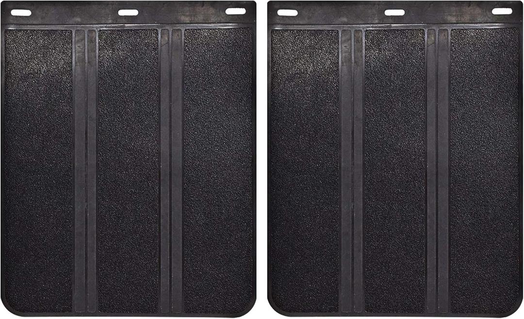 2pcs/Set Universal Heavy Duty Rubber Mud Flaps Car Pickup SUV Vans minivans Light Trucks RVs SUVs Semi-Truck Motor Home 4x4 4WD Off-Road Splash Guards Mudflaps Mudguards Dirty Traps 15x12