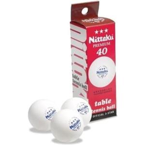 NITTAKU 3-Star Premium Table Tennis Balls