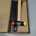 Goldblatt Laminate Wood Flooring Installation Kit with Reinforced Double-Faced Mallet, Heavy Duty Pull Bar, Tapping Block, 30-Piece Spacers, Professional Flooring Tools for Laminate, Hardwood, Vinyl