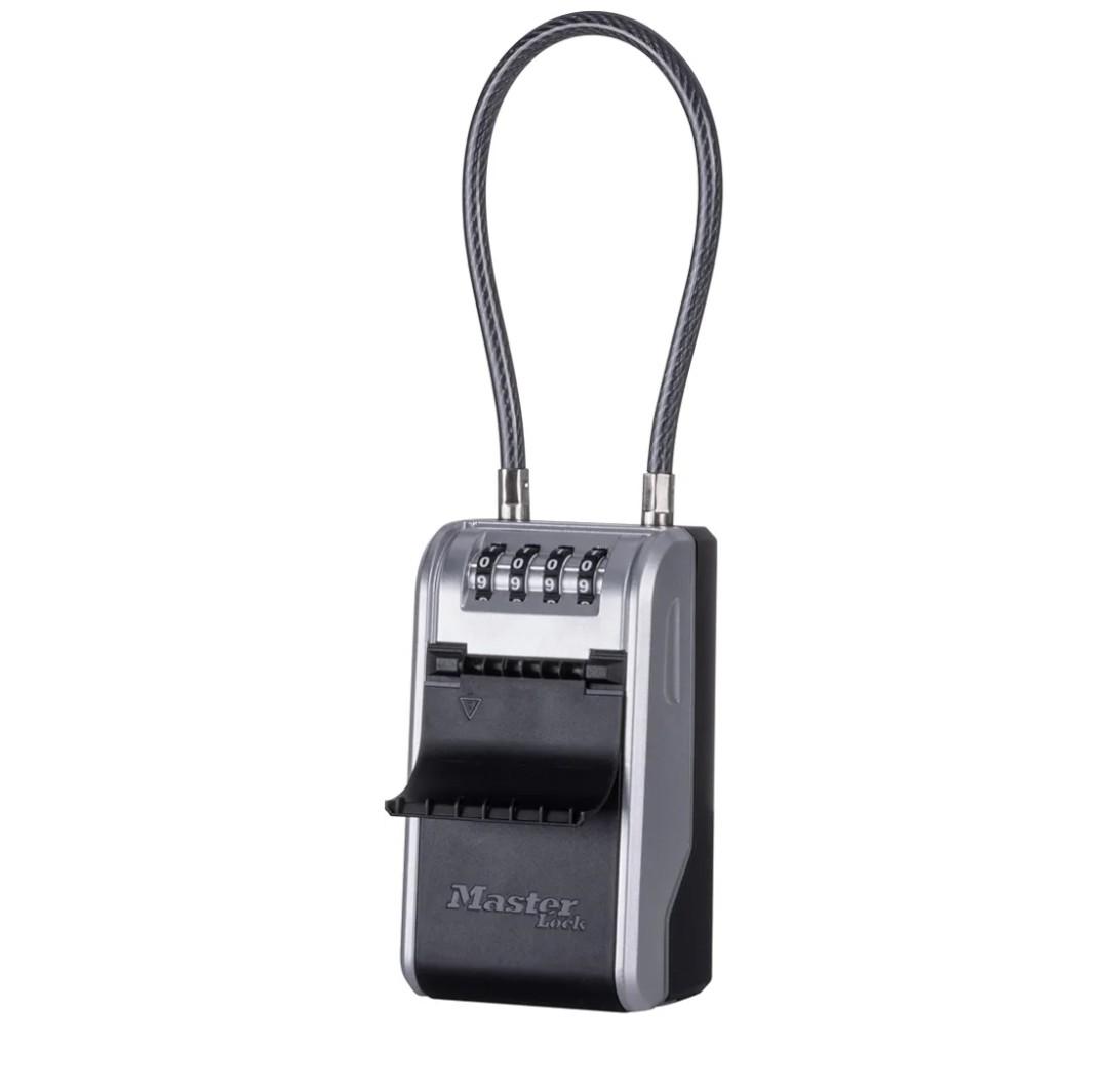 Master Lock High Capacity Key Lockbox, Combination Dial, Removable Cable