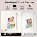 BOCT 21.5'' Digital Calendar Wall - 64GB Memory Touch Screen Chore Chart Smart Calendar, Digital Planner, Auto-Sync, APP Control, Interactive Family Schedules, Gift for Mother