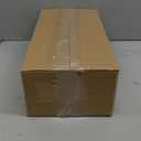 JOLLY PARTY 100PCS Plastic Bowls with Gold Rim-12oz disposable Soup Bowls, Christmas Thanksgiving Premium Dessert Salad Bowls for Wedding/Party