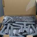 Hiaksedt 65 x 50 Inch Baby Playpen with Mat, PlayPen for Babies and Toddlers, Sturdy Safety Play Yard for Indoor & Outdoor with Zipper Gates