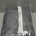 IVAPUPU Linen Pinch Pleated Full Blackout Curtains for Bedroom - 2 Pages Black Out Grey Curtains 108 Inch Long 2 Panel for Living Room Darkening Thermal Window Curtain Drapes with 16pc Hooks