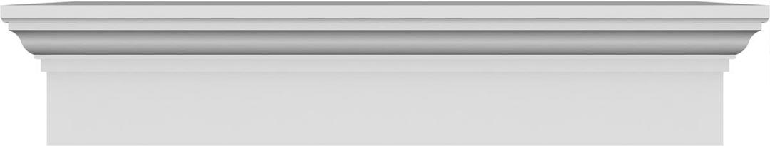 Endurathane Traditional Crosshead, 38" Bottom Width x 41 1/2" Top Width x 6"H x 1"P, Factory Primed, 38-in. W