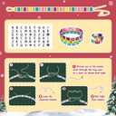 P&C Bead Bracelet Making Kit for Girls 8-12 DIY Bracelet Maker with 220+ Beads, Storage Box, Letter Stickers & Tools - Jewelry Making Kit for Kids Arts and Crafts Set Birthday Christmas Gift