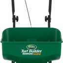 Scotts Turf Builder EdgeGuard Mini Broadcast Spreader for Seed, Weed and Feed, Fertilizer, Salt, Ice Melt, Push Spreader Holds up to 5,000 sq.ft. Product