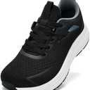 RUGSTAR Womens Walking Shoes Wide Toe Box Running Tennis Shoes Lightweight Breathable Wide Sneakers Cushioning Comfort Gym Workout Athic Shoes Wide Width 41