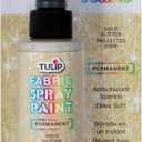 Tulip Glitter Spray Paint- Glistening Gold 4 Fl Oz (Pack of 1)