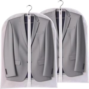 YHNNH Garment Bags for Travel for Women Dress and Gowns Long, Garment bags for hanging clothes for Closet Storage, Suit Bag for Gowns, Suits, Coats, black 31.5 * 24inch