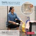 Delta Faucet ProClean Chrome Shower Head with Handheld, Showerhead with High Pressure Spray, Handheld Shower Head, 6 Spray Settings, Chrome 75740