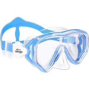 Seago Kids Swim Goggles Snorkel Diving Mask for Youth(5-15), Anti-Fog 180 Clear View
Cressi PIUMETTA, Kiddy Small Dive Mask Aged 2, 3, 4, 5, 6, 7 Years - Cressi: Italian Quality since 1946 (Blue)