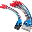 RED WOLF Car OE Radio Reverse Wiring Harness Fit for 2002-2007 GM GMC Sierra Chevy Silverado Buick Cadillac Pontiac Replace Factory Stereo Wire w/Connector Butt