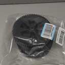G437-0037-W1 Grill Wheels Replacement Parts for Charbroil Wheels Gas2coal 463344015 463436215 463347017 463343015 463376017 463432215 Kenmore 415.16123801 Plastic Black 7 Inch BBQ Wheel 2PCS