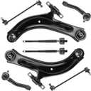 Front Lower Control Arms for 2007-2012 Nissan Sentra 2 Lower Control Arms w/Ball Joints Assembly 2008 2009 2010 2011 Suspension Kit K620373 K620374
