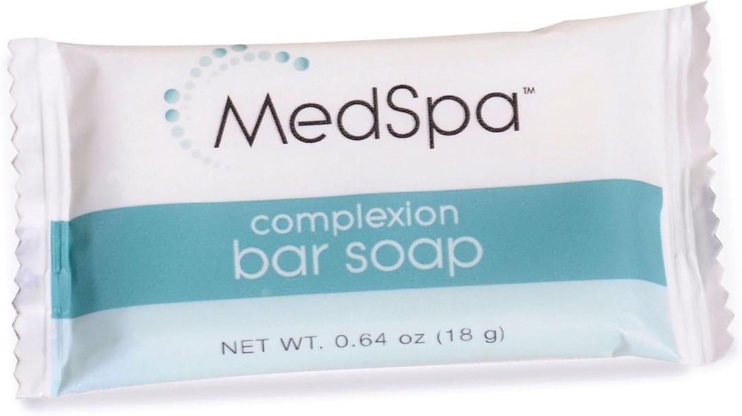 Medline MedSpa Complexion Bar Soap, 2.25 oz., Refreshing Scent, Pack of 200