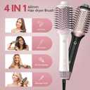 Blow Dryer Brush Hair Dryer | One-Step Hot Air Brush with Oval Volumizer High-Speed Hair Styler with Negative Ions for Drying & Smoothing & Volumizing for All Hair Types 110000 RPM