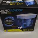 ZeroWater 20-Cup Ready-Pour 5-Stage Water Filter Dispenser with 0 TDS Water Filter  IAPMO Certified to Reduce Lead, Chromium, and PFOA/PFOS