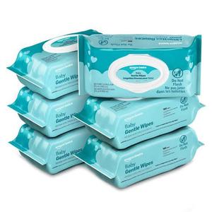 Amazon Basics Gentle Baby Wipes, Formulated Without Fragrance, Hypoallergenic, 800 Count Total (8 Packs of 100 Count Each)