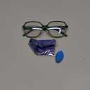 miyya Blue Light Blocking Glasses for Women, Oversized Fashion Glasses with UV400 Protection, Dark Green