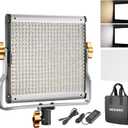 Neewer Dimmable Bi-Color LED with U Bracket Professional Video Light for Studio, YouTube Outdoor Video Photography Lighting Kit, Durable Metal Frame, 480 LED Beads, 3200-5600K, CRI 96+