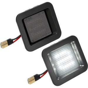 Linkstyle 2PCS 12V LED License Plate Lights Compatible with 20152023 Ford F150 & F150 Raptor, 6000K Smoke Lens LED Tag Light Lamp