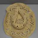 Straw Cowboy Hat Cowgirl Straw Hats Shapeable Wide Brim Staw Beach Sun Hat