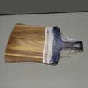 Charcuterie board with Resin and Acacia Wood Cutting Board, Charcuterie Accessories Cheese Serving Board Kitchen Gifts for Neighbour Useful Family Gifts, Board Only, 14"L x 8.6"W